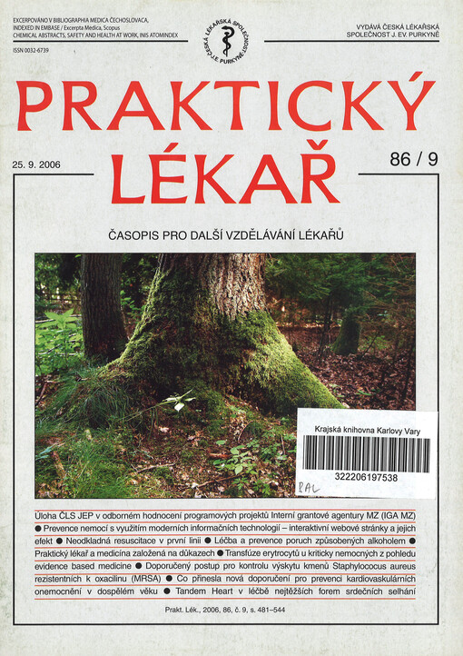 Praktický lékař : časopis pro další vzdělávání lékařů