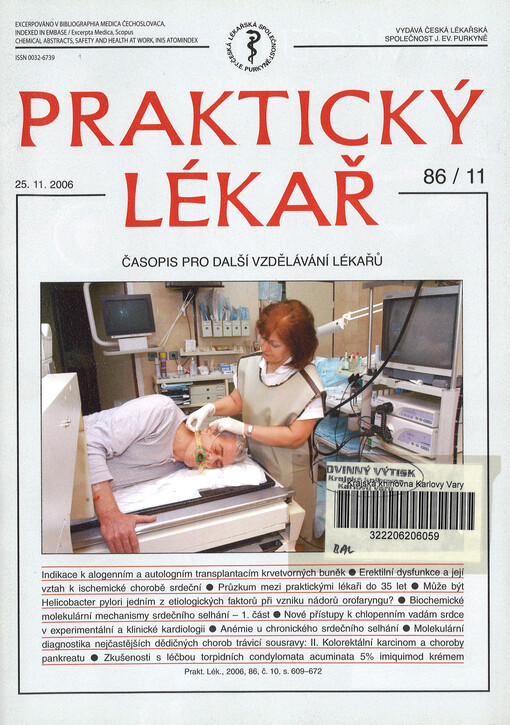 Praktický lékař : časopis pro další vzdělávání lékařů
