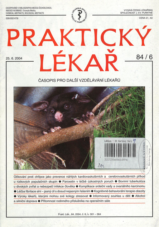 Praktický lékař : časopis pro další vzdělávání lékařů