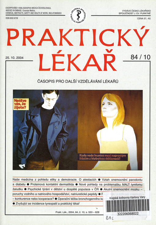 Praktický lékař : časopis pro další vzdělávání lékařů