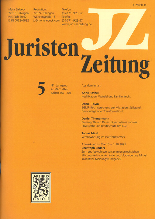 Juristen Zeitung