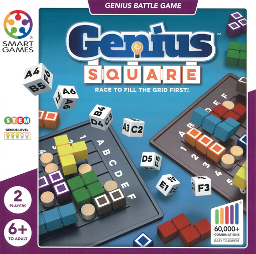 Genius : Race to fill the grid first! : genius battle game. Square