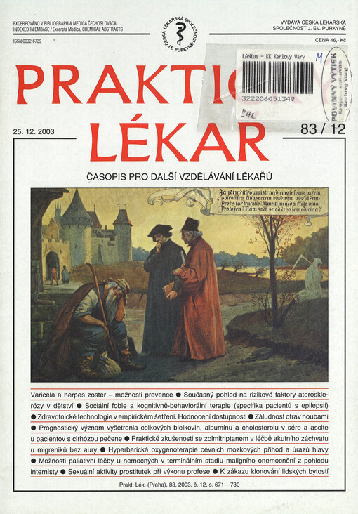 Praktický lékař : časopis pro další vzdělávání lékařů