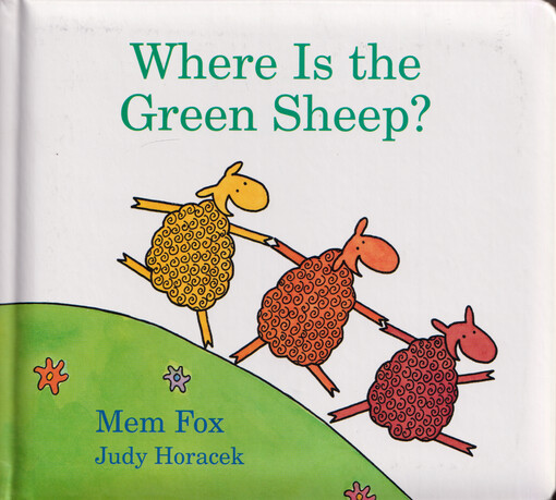 Where is the green sheep?