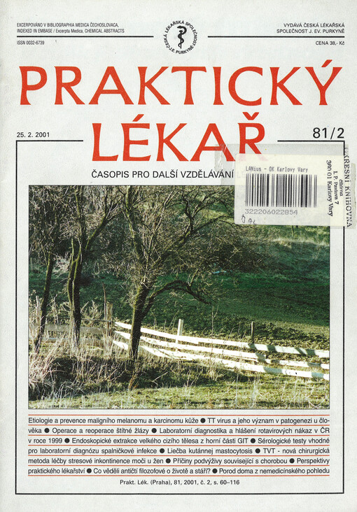 Praktický lékař : časopis pro další vzdělávání lékařů