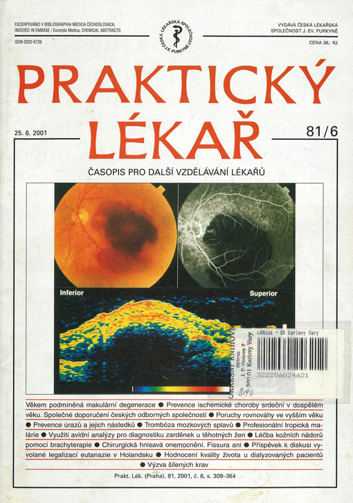 Praktický lékař : časopis pro další vzdělávání lékařů