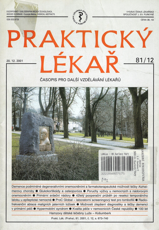 Praktický lékař : časopis pro další vzdělávání lékařů