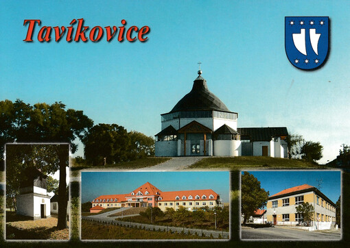 Tavíkovice : kostel Panny Marie, kaplička ...
