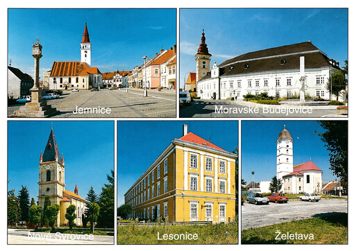 Jemnice : Moravské Budějovice, Nové Syrovice, Lesonice, Želetava