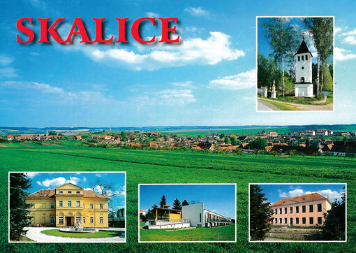 Skalice : celkový pohled, zvonička ...