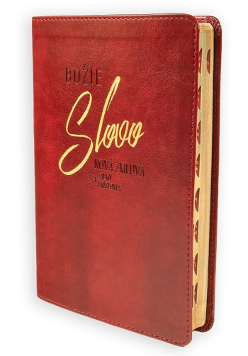 Nová zmluva, Žalmy a Príslovia - imitácia kože, tmavočervená so zlatorezom - Božie Slovo