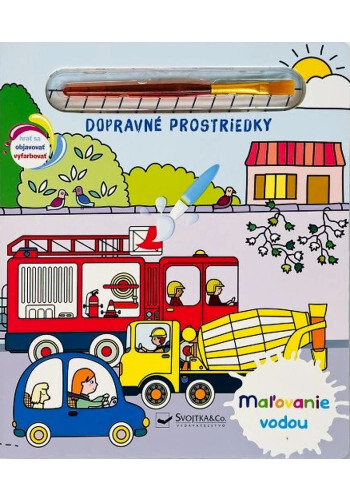 Maľovanie vodou - Dopravné prostriedky