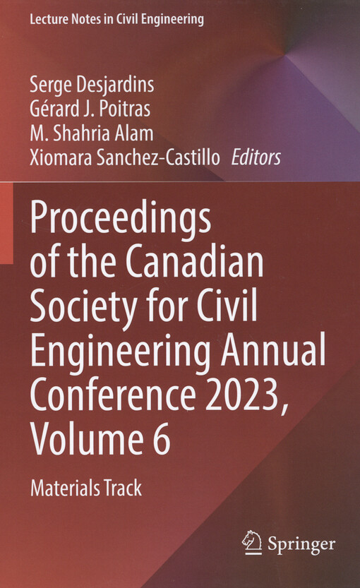 Proceedings of the Canadian Society for Civil Engineering annual conference 2023 : materials track