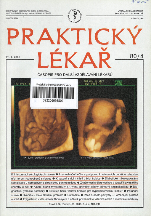 Praktický lékař : časopis pro další vzdělávání lékařů