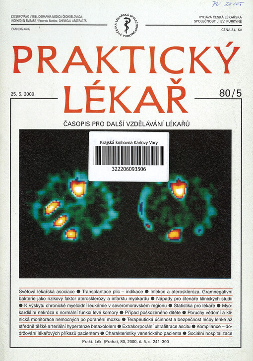 Praktický lékař : časopis pro další vzdělávání lékařů