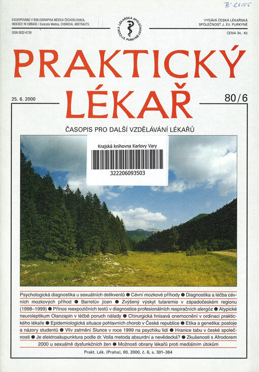 Praktický lékař : časopis pro další vzdělávání lékařů