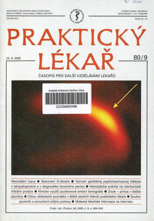 Praktický lékař : časopis pro další vzdělávání lékařů
