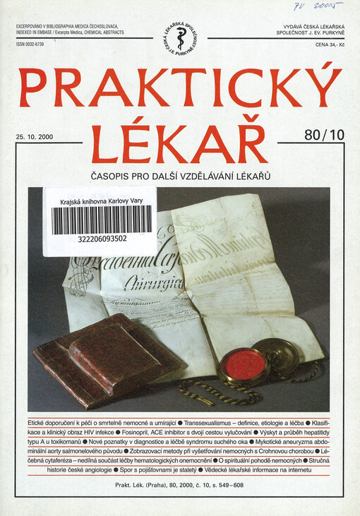 Praktický lékař : časopis pro další vzdělávání lékařů