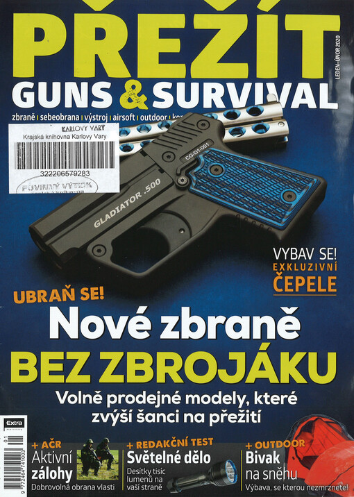 Přežít : guns & survival : zbraně, sebeobrana, výstroj, airsoft, outdoor, kondice