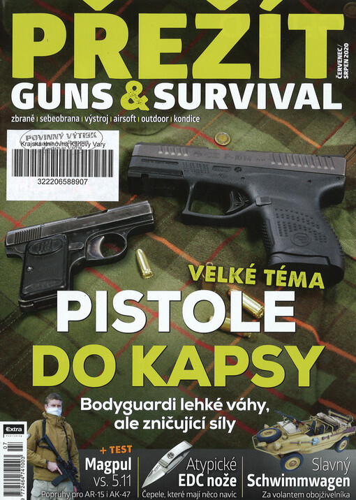 Přežít : guns & survival : zbraně, sebeobrana, výstroj, airsoft, outdoor, kondice