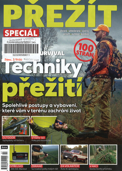 Přežít : guns & survival : zbraně, sebeobrana, výstroj, airsoft, outdoor, kondice