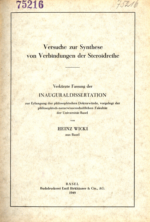 Versuche zur Synthese von Verbindungen der Steroidreihe