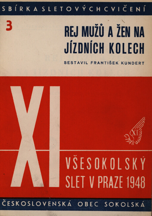 Rej mužů a žen na jízdních kolech