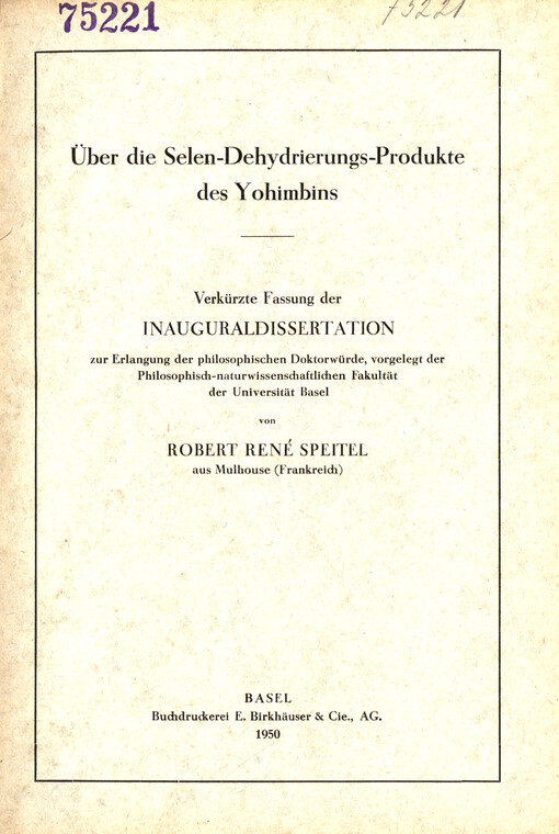 Über die Selen-Dehydrierungs-Produkte des Yohimbins