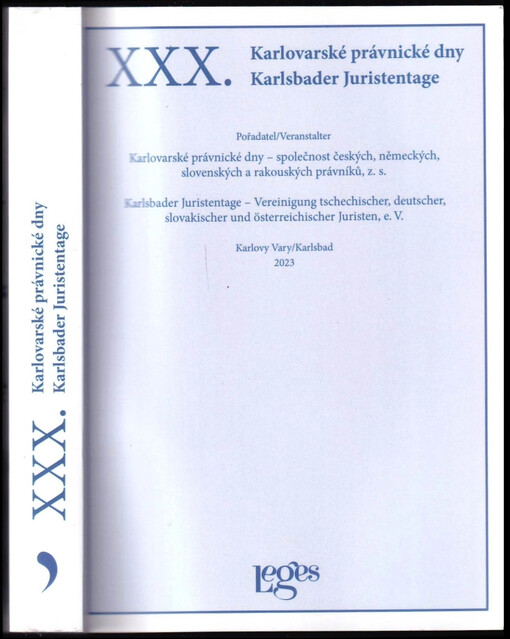 XXX. Karlovarské právnické dny