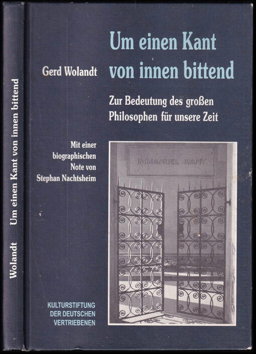 Um einen Kant von innen bittend :