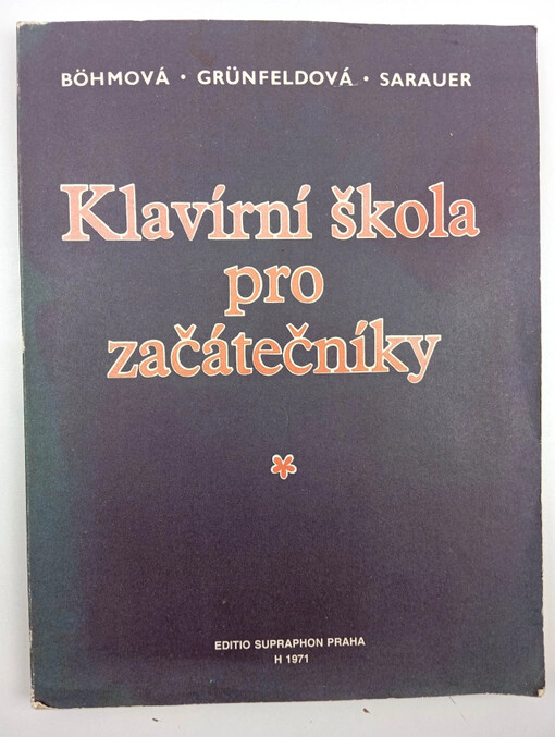 Klavírní škola pro začátečníky