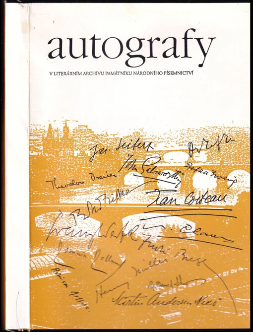 Autografy v literárním archívu Památníku národního písemnictví
