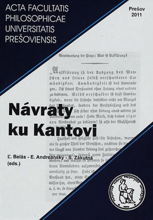 Návraty ku Kantovi /