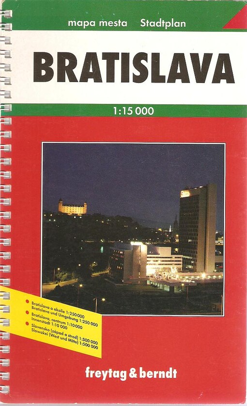 Bratislava: mapa mesta