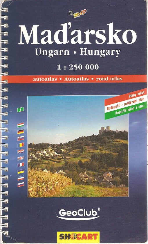 Maďarsko: autoatlas 1 : 250 000