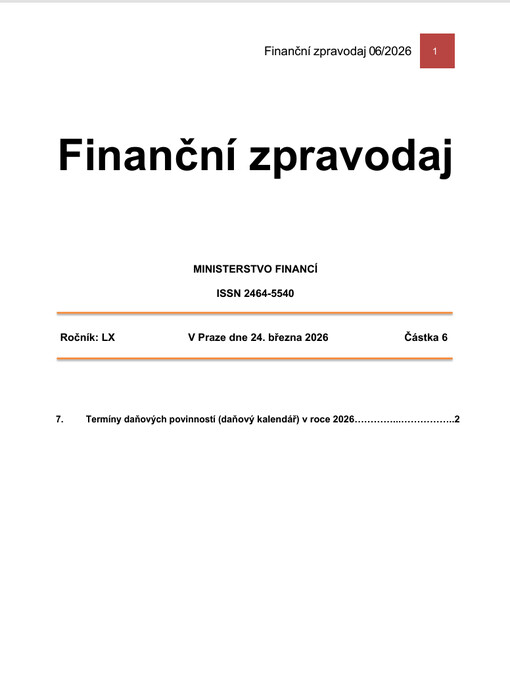 Finanční zpravodaj