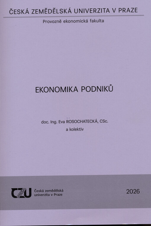 Ekonomika podniků