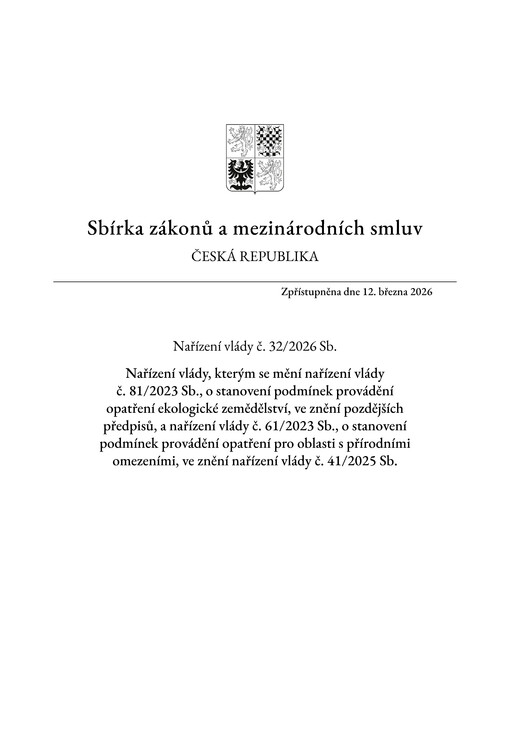 Sbírka zákonů a mezinárodních smluv : Česká republika