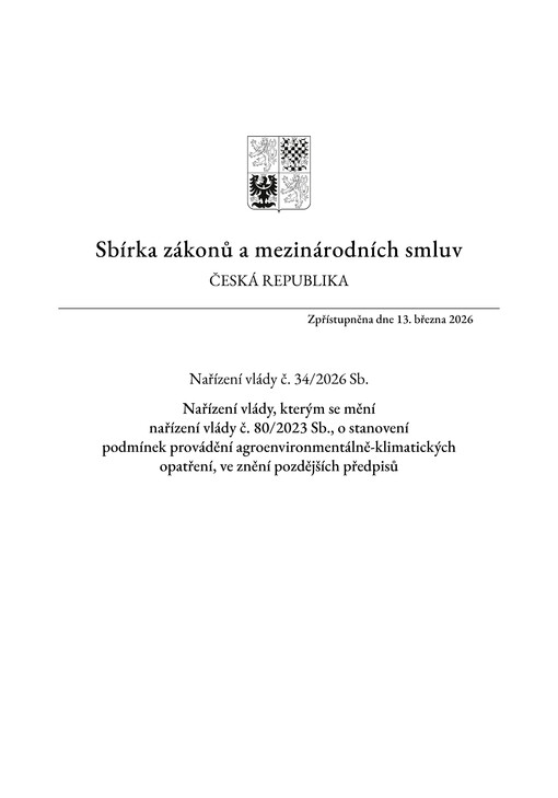Sbírka zákonů a mezinárodních smluv : Česká republika