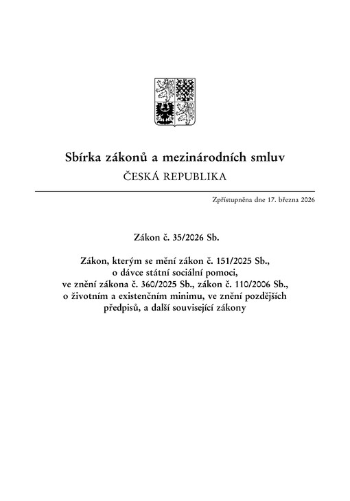 Sbírka zákonů a mezinárodních smluv : Česká republika