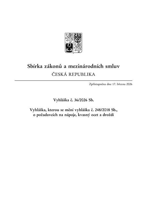 Sbírka zákonů a mezinárodních smluv : Česká republika