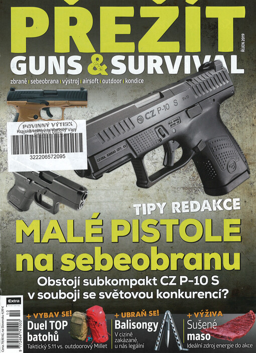 Přežít : guns & survival : zbraně, sebeobrana, výstroj, airsoft, outdoor, kondice