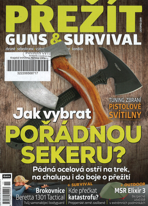 Přežít : guns & survival : zbraně, sebeobrana, výstroj, airsoft, outdoor, kondice
