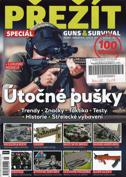 Přežít : guns & survival : zbraně, sebeobrana, výstroj, airsoft, outdoor, kondice