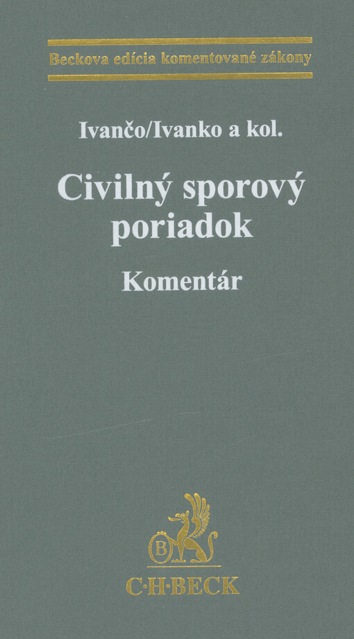 Civilný sporový poriadok : komentár