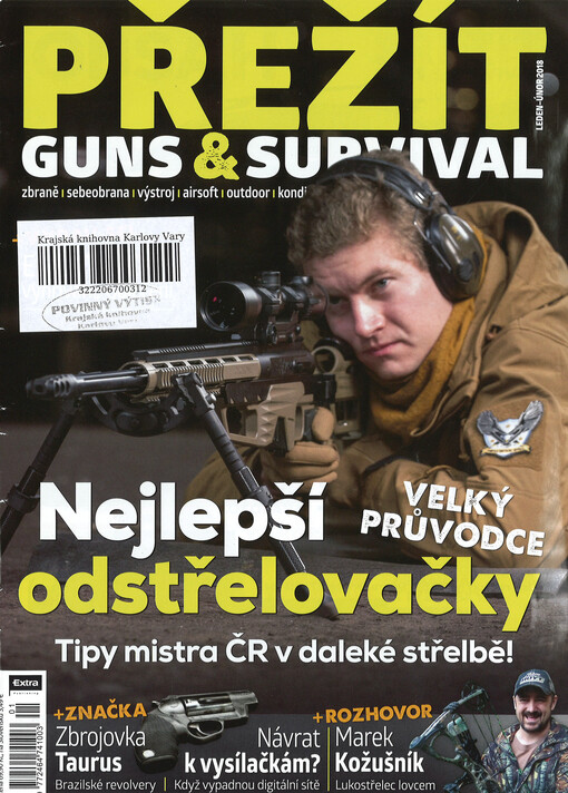 Přežít : guns & survival : zbraně, sebeobrana, výstroj, airsoft, outdoor, kondice