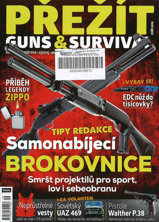 Přežít : guns & survival : zbraně, sebeobrana, výstroj, airsoft, outdoor, kondice