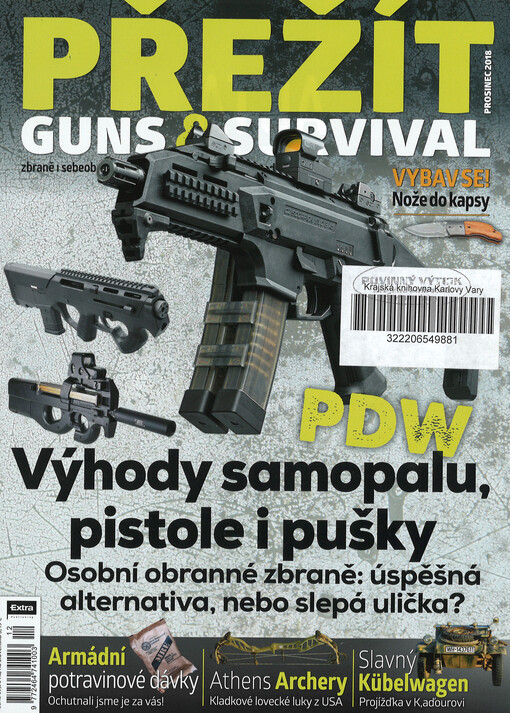 Přežít : guns & survival : zbraně, sebeobrana, výstroj, airsoft, outdoor, kondice