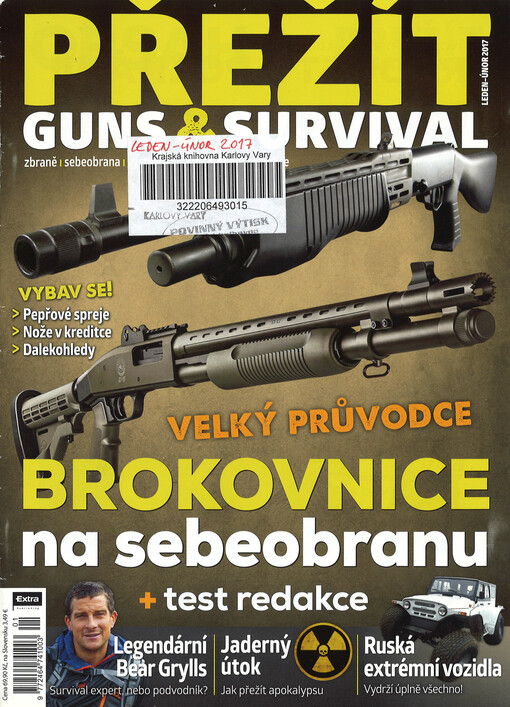 Přežít : guns & survival : zbraně, sebeobrana, výstroj, airsoft, outdoor, kondice