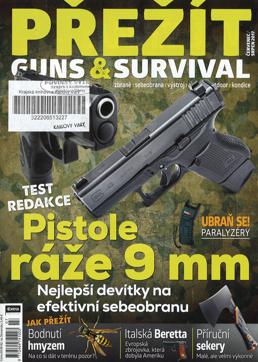 Přežít : guns & survival : zbraně, sebeobrana, výstroj, airsoft, outdoor, kondice